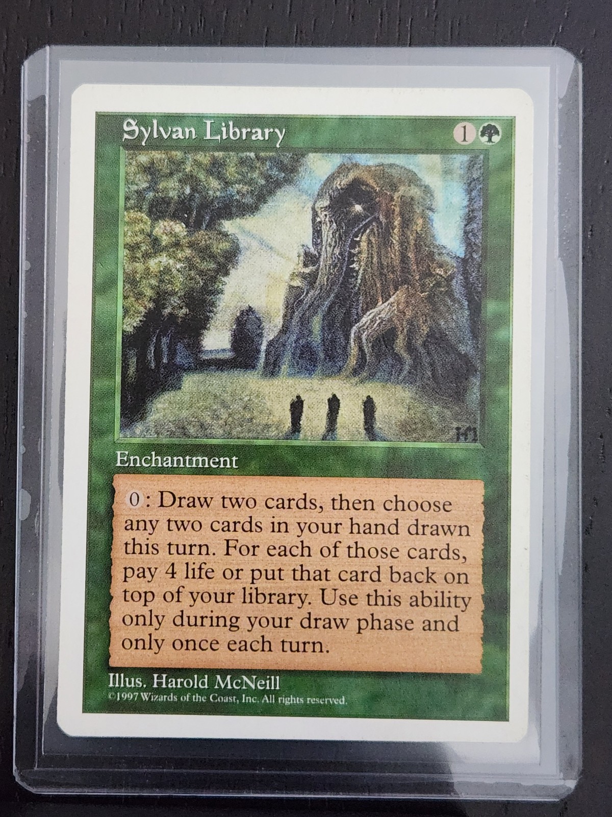 Sylvan Library [5th Edition] MTG Core Set English Regular NM *Actual Pics