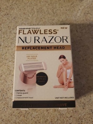 Finishing Touch Flawless Nu Razor 18k Gold Plated Replacement Head NuRazor