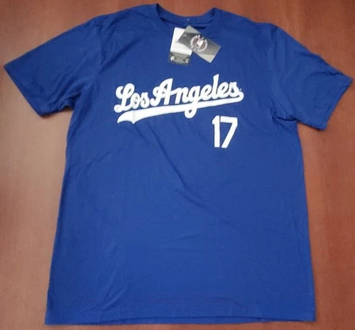 SHOHEI OHTANI Tee T-Shirt Majestic Jersey Shirt XL Xlg LA DODGERS Brand New!