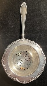 Antique Silver Tea Strainer