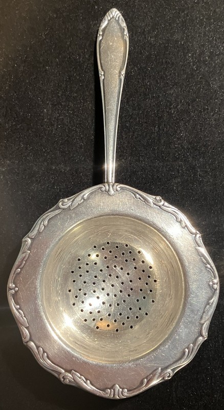 Antique Silver Tea Strainer