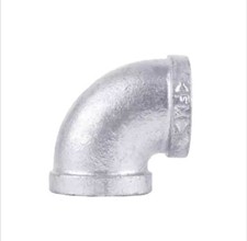 STZ Galvanized Malleable Iron 90 Degree Equal Elbow 3/4" FIP X 3/4" D