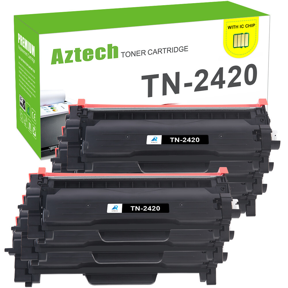 Starlet24 Kit 3x TN2420 + 1x DR2400 Per Brother – Compatibile Con MFC-L2710DN, HL-L2350DW E Altri