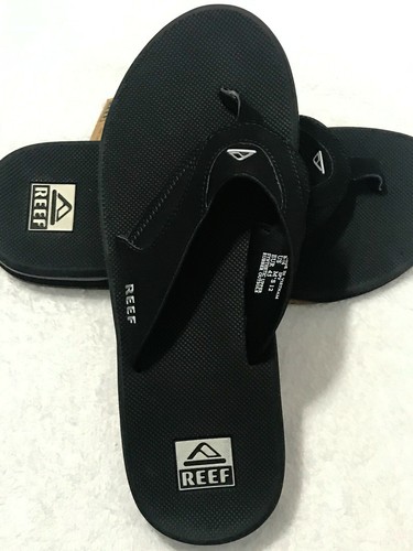 Chanclas REEF FANNING PARA HOMBRE SANDALIAS Nobuck Negras Talla 12 EE. UU. 46 UE - Imagen 10 de 10