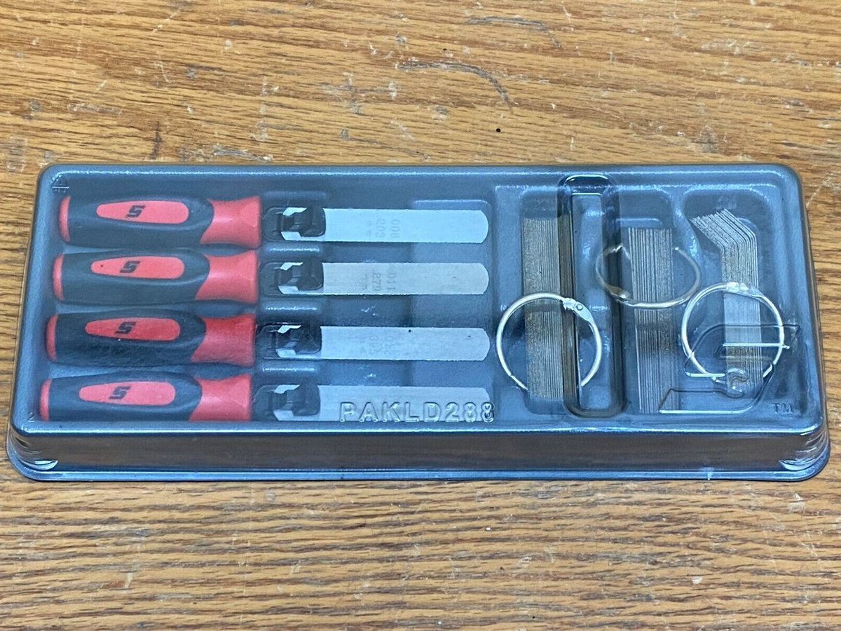 Snap-on Soft Grip Interchangable Feeler Blade Gauge Set PAKLD288 