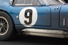 Exoto | 1:18 | RACE WEATHERED | 1965 Cobra Daytona | Le Mans | # RLG18009BFLP