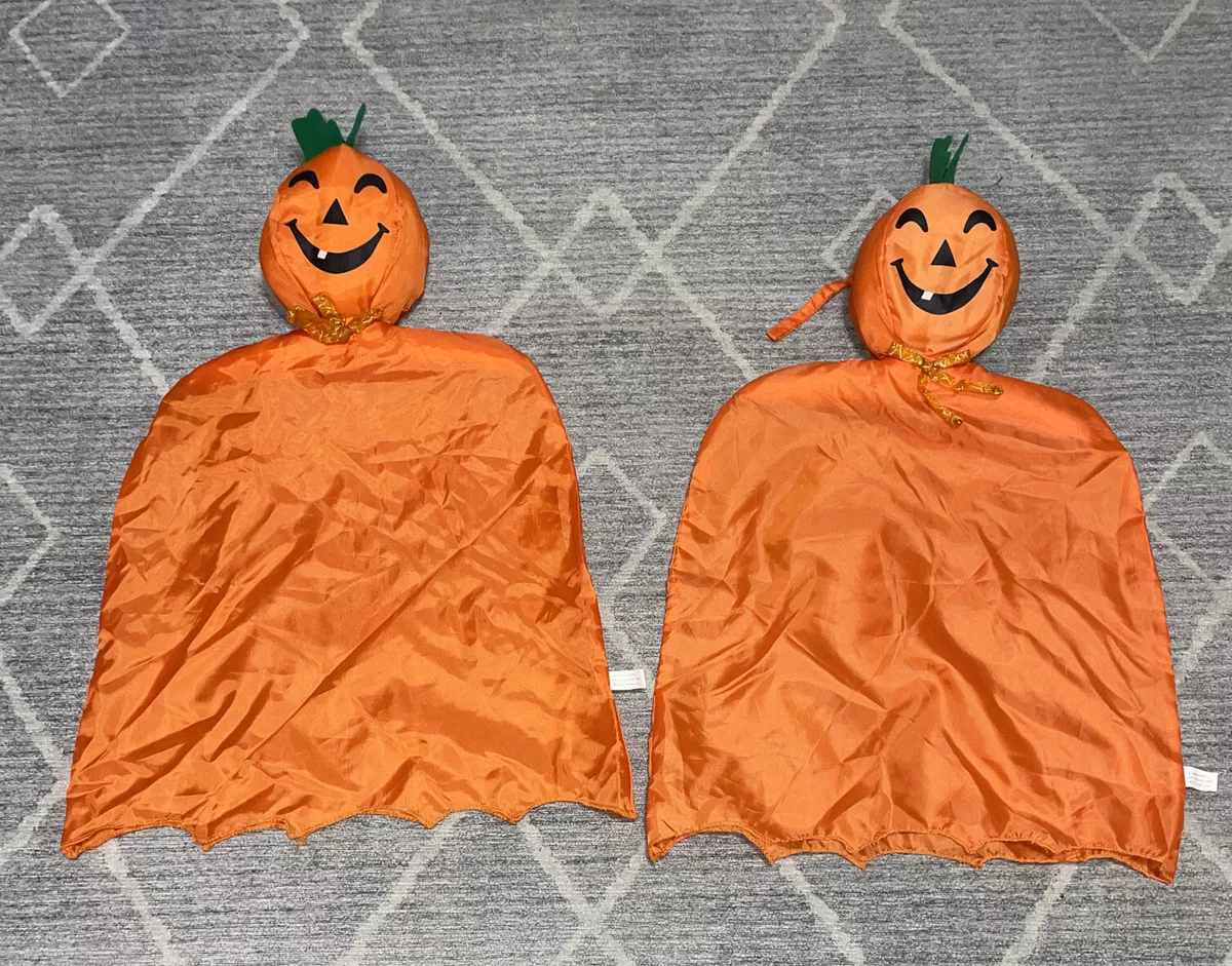 Nylon Hanging Pumpkin Halloween Decor Lot of 2 16” x 22” | eBay