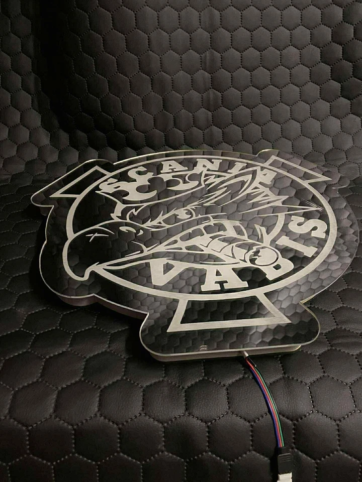 VABIS GRYF SCANIA MULTICOLOUR ACRYLIC Led Mirror Board 24v/ 12v / USB - Image 2 of 4