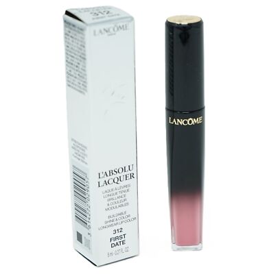 LANCOME L Absolu Lacquer liquid Lipgloss 312 First date