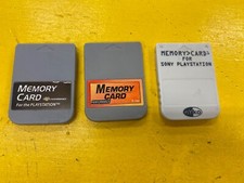 PlayStation 2 PS2 Memory Cards Vintage Lot with case holder box