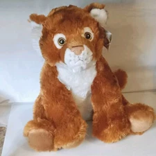 Adventure Planet Plush Sitting TIGER (15 inch) - Stuffed Animal With Tag