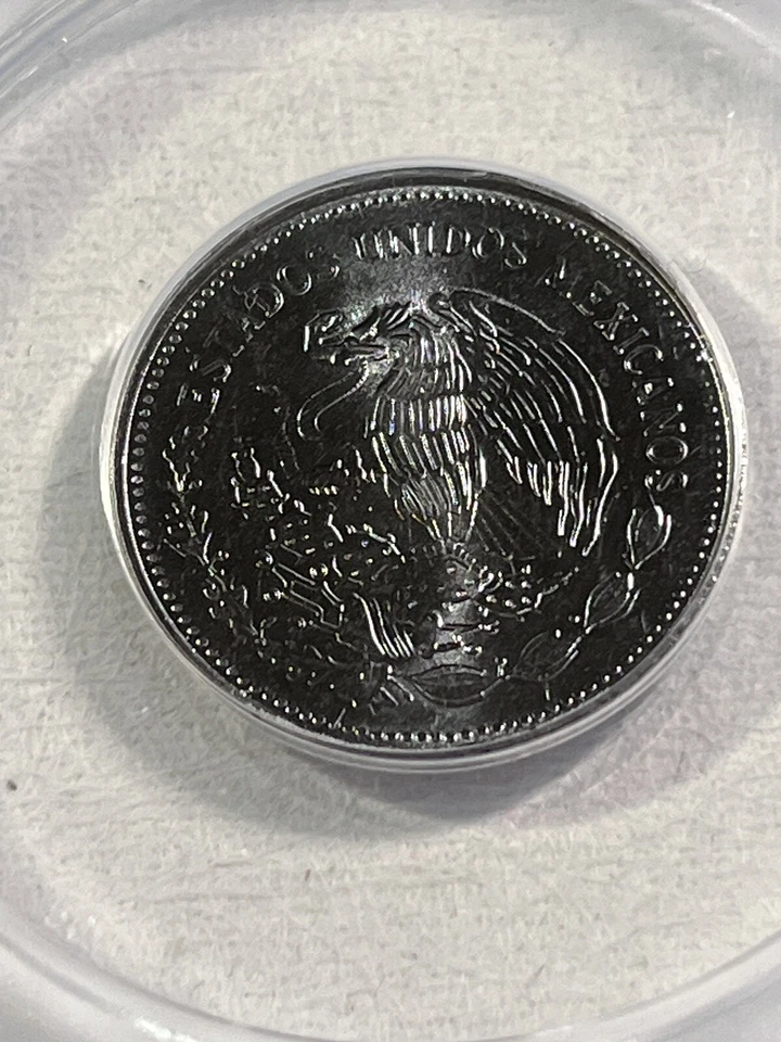 1987-Mo México 1 peso classificação MS 67 por ANACS - Imagem 4 de 4