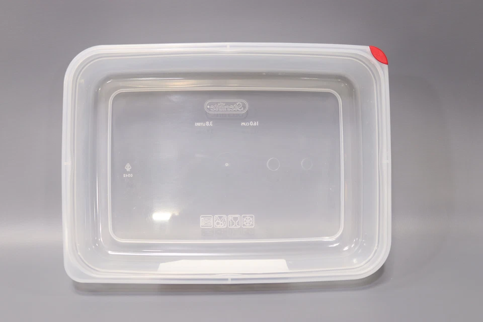 Sterilite 16 Cup Rectangle Rocket Red - Image 4 of 4