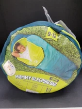 Firefly! Outdoor Gear Youth Mummy Sleeping Bag Blue/Green (70 In. X 30 In.) NEW!