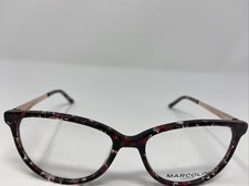 MARCOLIN EYEGLASSES FRAME MA5019 066 54-16-140 BLACK/RED/ROSE FULL RIM CA71