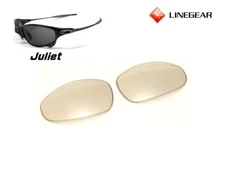 LINEGEAR Titanium Clear - Non-Polarized Lens for Oakley Juliet [JU-TC]