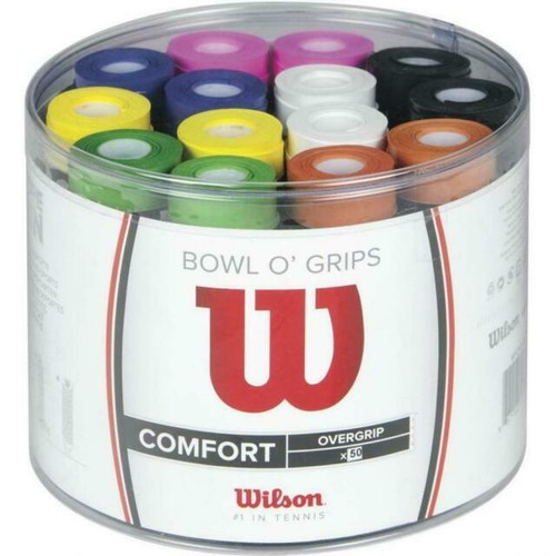 Wilson Leather Tennis Grip - Premium Calfskin Replacement Grip In Black, One Size