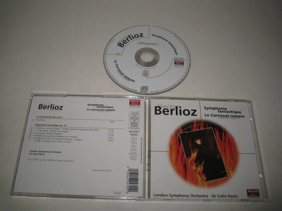 H.BERLIOZ/SYMPHONIE FANTASTIQUE OP.14(ELOQUENCE/462 470-2)CD ALBUM