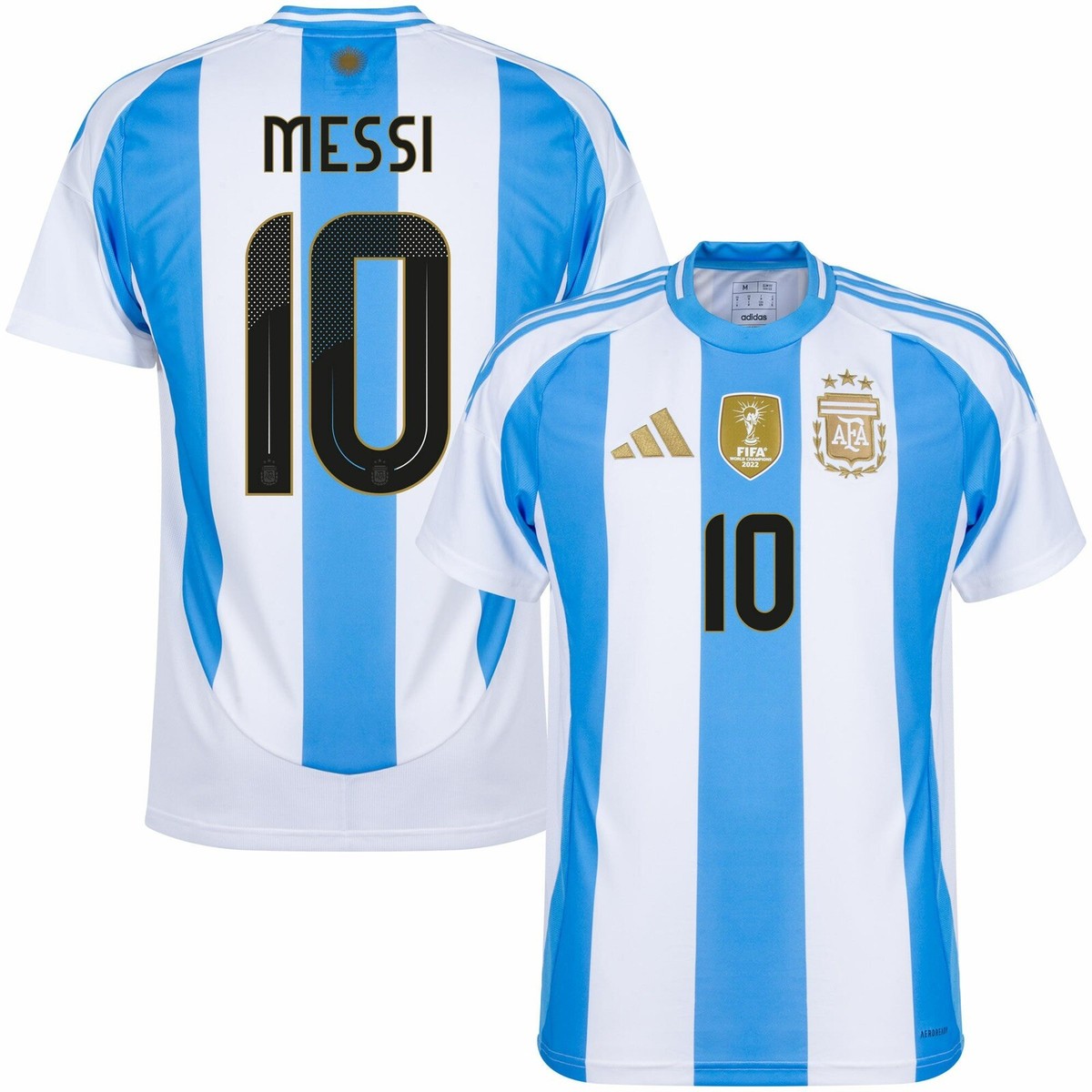 New adidas Messi Argentina AFA 2024 Home Jersey IP8409 White/Blue