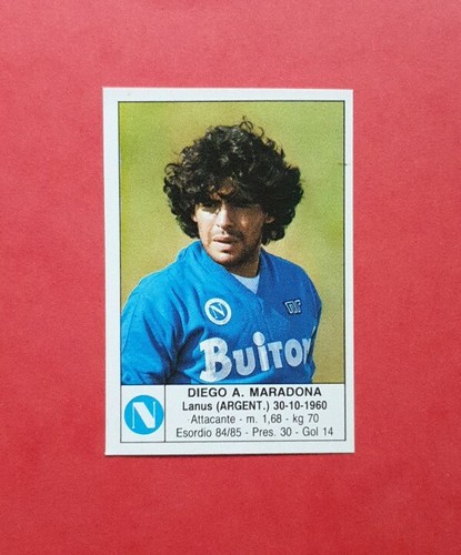 Panini - Maradona - Calciatori 1985/86 + Il Grande Calcio 90 Supercalcio Il Piu Grande 4 Loose Stickers
