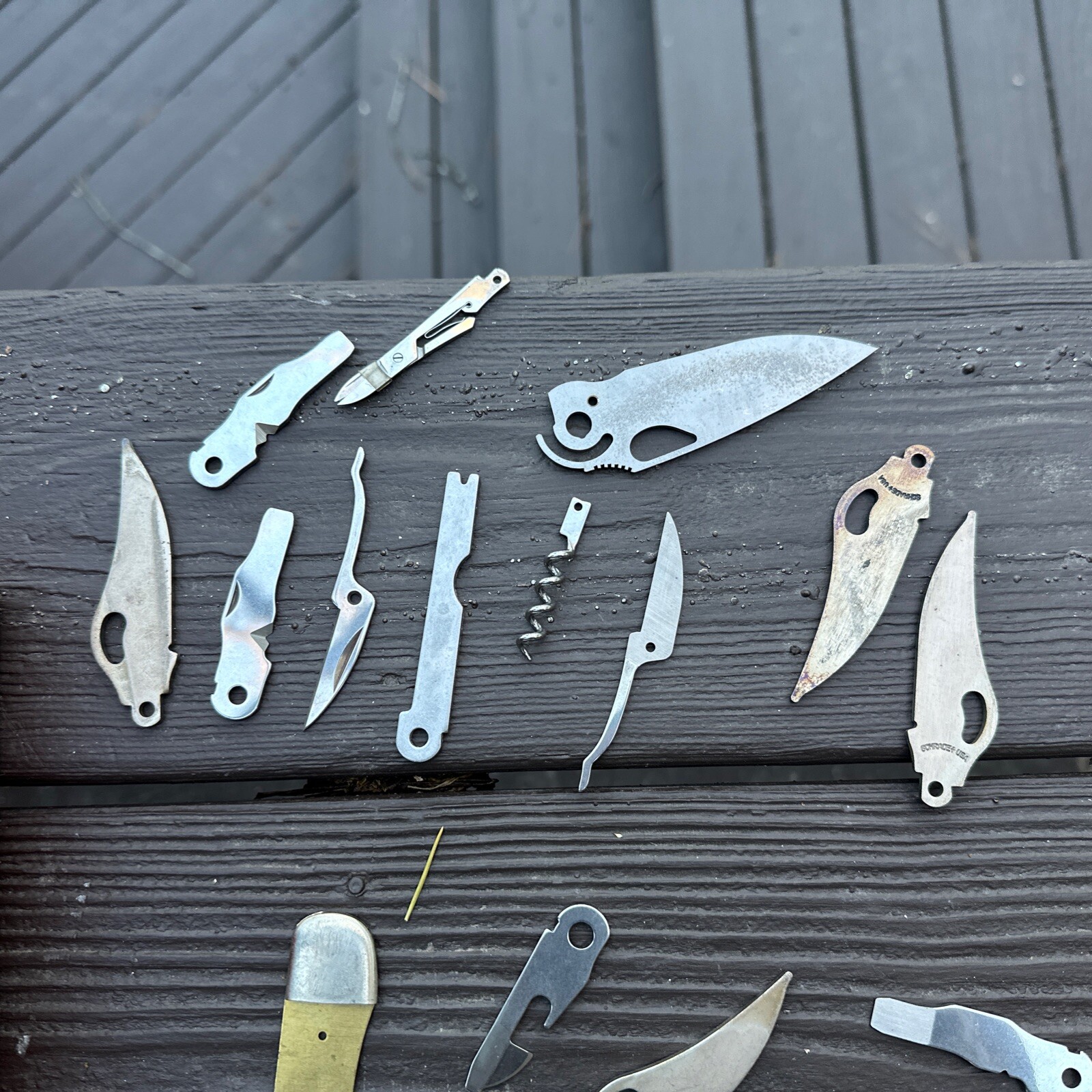 Vintage Lot (200) Schrade Walden Old Timer Replacement Parts Blades Etc