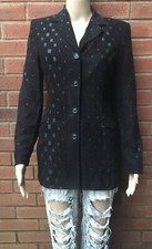 Ladies Black Laurel Fitted Jacket Size 34