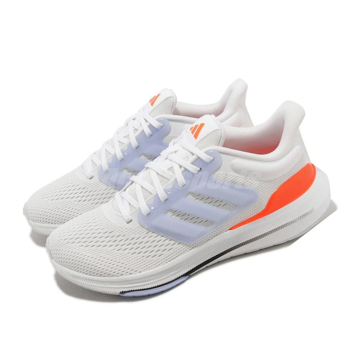 Adidas white deals and orange shoes