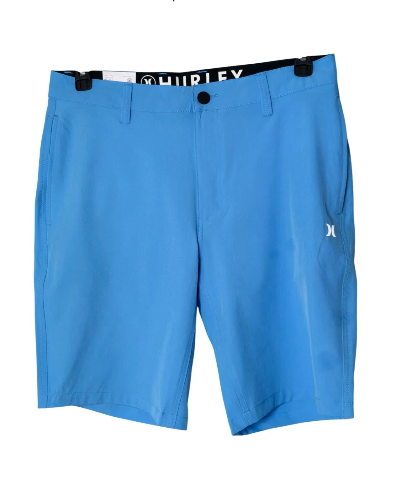 Hurley Mens 32 Shorts All Day Hybrid Blue Quick-Dry Water-Resistant Stretch New