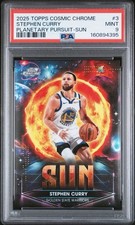 Stephen Curry 2025-26 Topps Cosmic Chrome Sun Psa 9