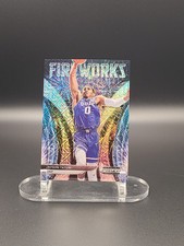 Jayson Tatum 2022 Panini Prizm Selecciones del draft Fuegos artificiales #FW-JT Mojo/25 Duke