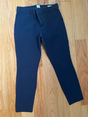 GAP Women's Navy Blue Dress Pants Size 6 Signature Skinny Ankle
