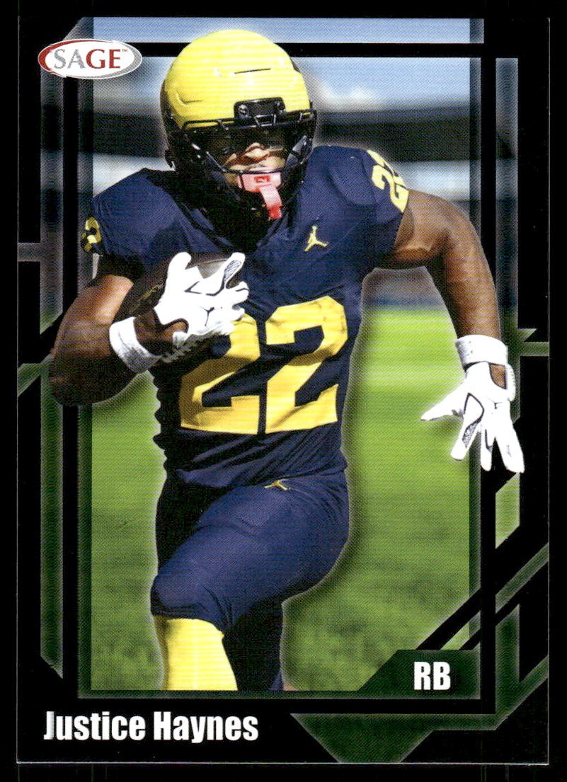 2026 Sage High Series Justice Haynes #157 Michigan Wolverines | eBay