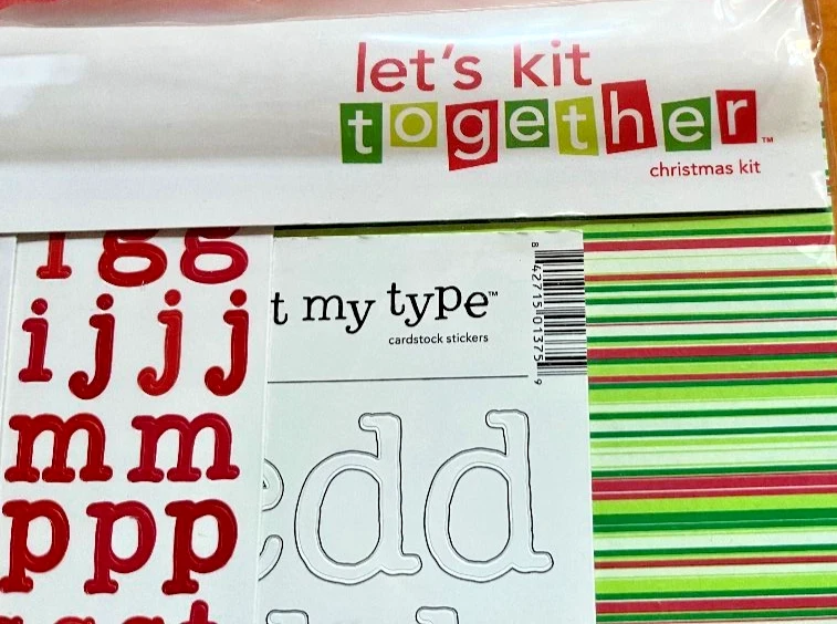 2005 Doodlebug Designs inc Christmas Scrapbook Kit Cynthea Sandoval NEW/SEALED - Image 2 of 4