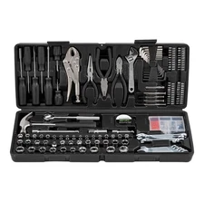 130 pc Tool Set Storage Case Screwdrivers Wrenches Pliers Sockets Pittsburgh