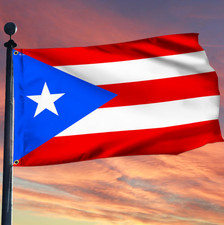 Puerto Rico Puerto Rican Grommet Flag 3x5ft