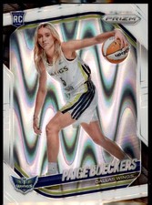 2025 Panini Prizm WNBA #147 Paige Bueckers White Seismic Prizms Dallas Wings