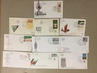 Ten '50-'90 Israel fdc