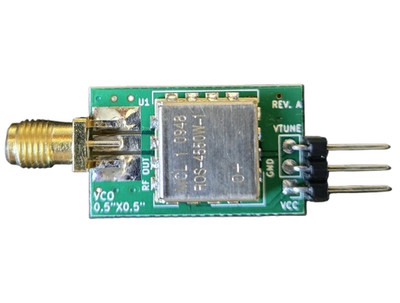 3300-4550 MHz Wideband RF Voltage Controlled Oscillator VCO Assembly, Low Noise