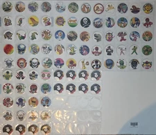 Pog Set of 88 * Made In Korea Set * Power Rangers, Skulls ++ More