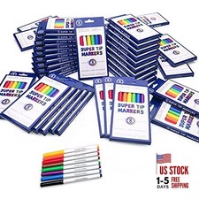 Washable Bulk Markers Pack 36 Boxes of 8 Vibrant Colors 36 Pack 8 Colors