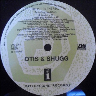 Otis & Shugg Featuring Head Shots - Keep It On The Real (12'', Promo) (Near Mint 
