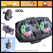 Universal Mobile Phone Cooler - Dual Fan Ice Cooling, Strong Airflow, Digital Di