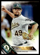 2016 Topps Edward Mujica Oakland Athletics #330