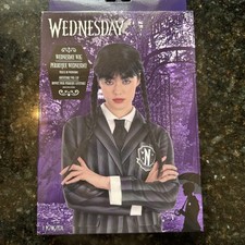 Wednesday Addams Costume Wig Wednesday Netflix TV Series Halloween New in Box