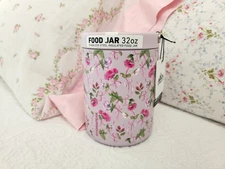 NWT HYDRAPEAK SHABBY CHIC FLORAL & BOWS STAINLESS STEEL INSULATED FOOD JAR