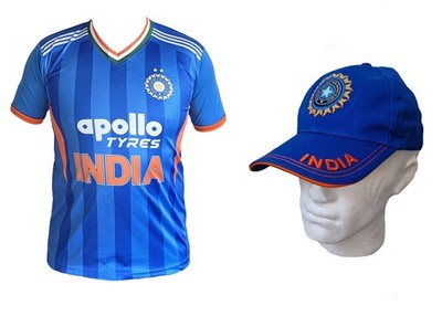 Maglia Ufficiale India T20 World Cup 2024 Di Adidas In Blue Da - Foto 11