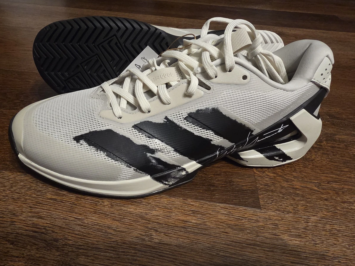New Adidas Adizero Y-3 Ubersonic 5 Tennis Orbit Grey Black Off White Womens 8.5 adidas Womens adizero Ubersonic 5 W Y - 3 Tennis Shoes  main image 2