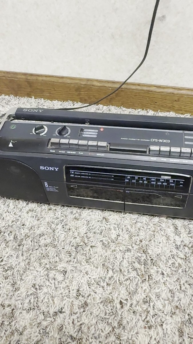 Sony ラジカセ CFS W33 Sony CFS-W338 CD/Radio/Cassette Boombox for sale online | eBay