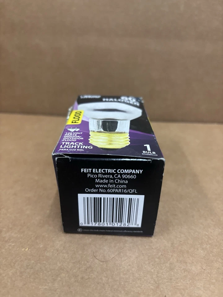FEIT Electric 60w Flood PAR16 Indoor/Outdoor Track Lighting Bulb - Image 3 of 3