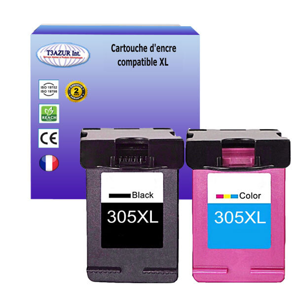 Cartouche HP 305XL compatible grand volume d'impression net et fluide